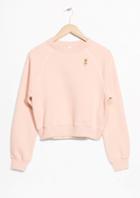 Other Stories Rose Embroidery Sweatshirt