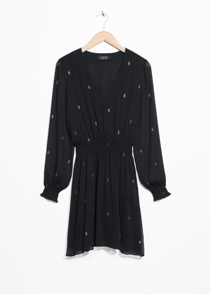Other Stories Spades Dress - Black