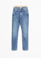 Other Stories Cropped High-rise Jeans - Blue