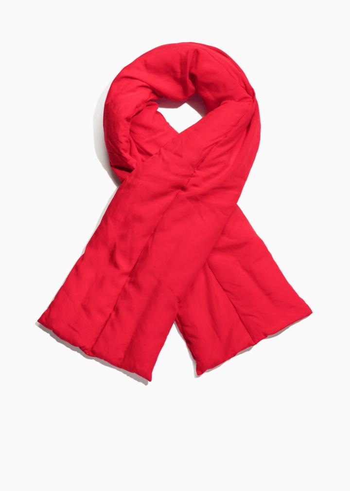Other Stories Padded Scarf - Red