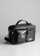 Other Stories Leather Utility Crossbody Bag - Black