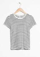 Other Stories Faded Striped T-shirt - Black