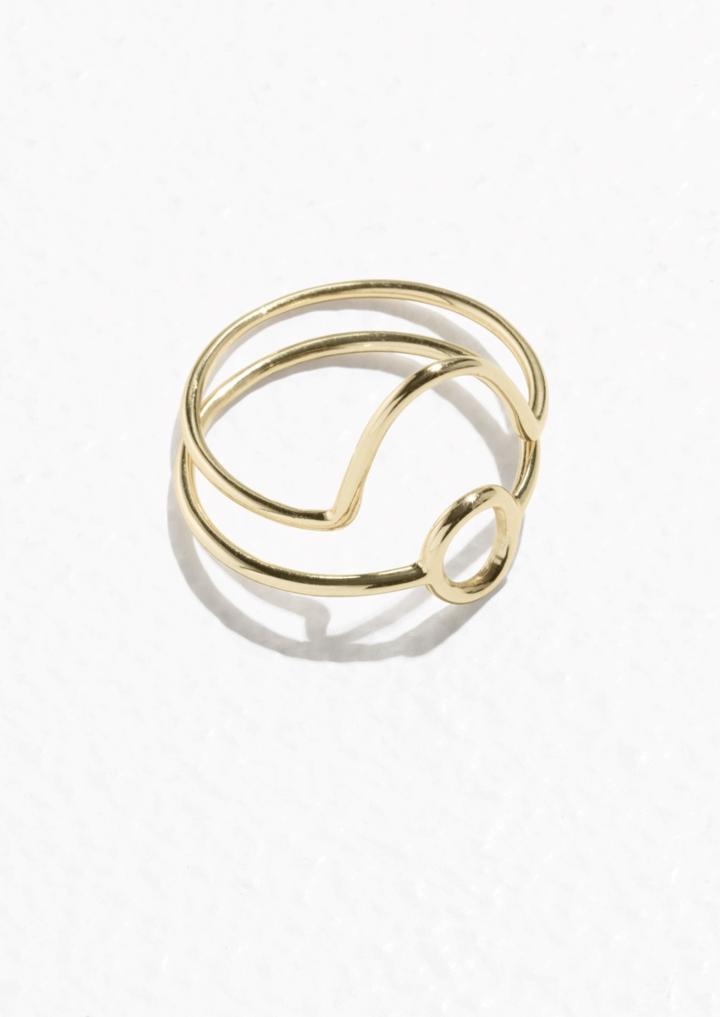 Other Stories Round Stack Ring Set