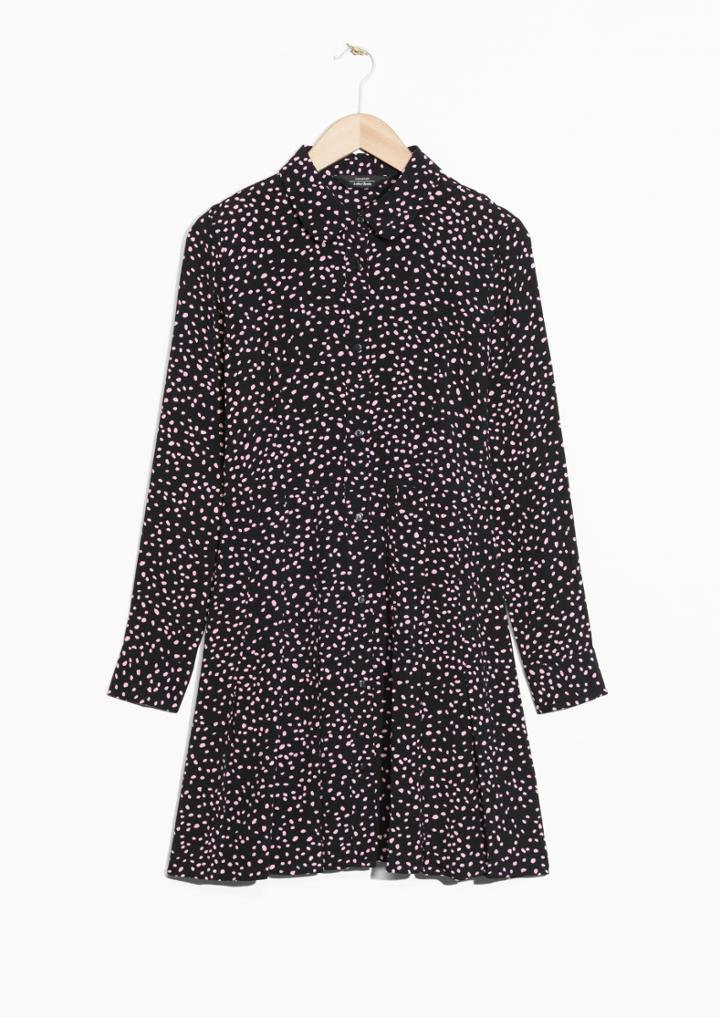 Other Stories Pleated Shirt Dress