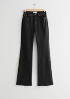 Other Stories Mood Cut Jeans - Black