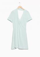Other Stories Layered Front V-neck Dress
