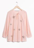 Other Stories Ocean Bead Blouse