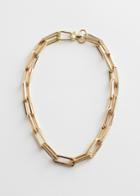 Other Stories Chunky Chain Link Necklace - Gold