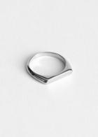 Other Stories Flat Top Ring - Silver