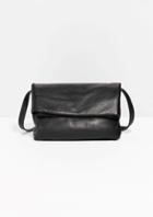 Other Stories Fold-over Leather Crossbody