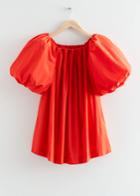 Other Stories Off-shoulder Mini Dress - Orange