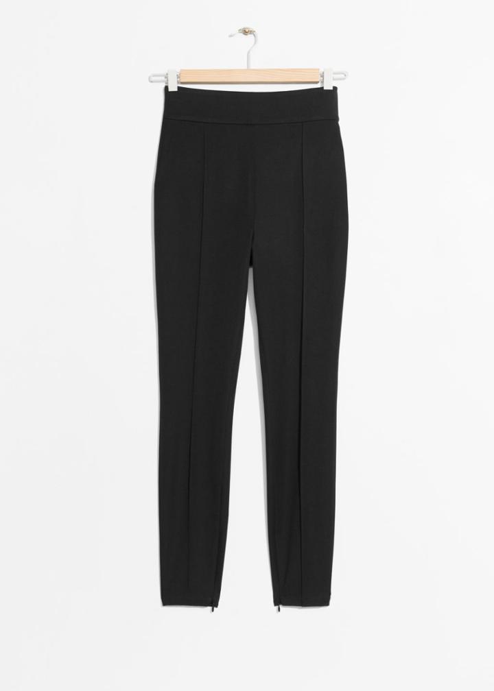 Other Stories High-rise Trousers - Black