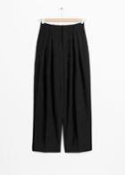 Other Stories High Waisted Trousers - Black