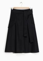 Other Stories Flap Pocket Skirt - Blue