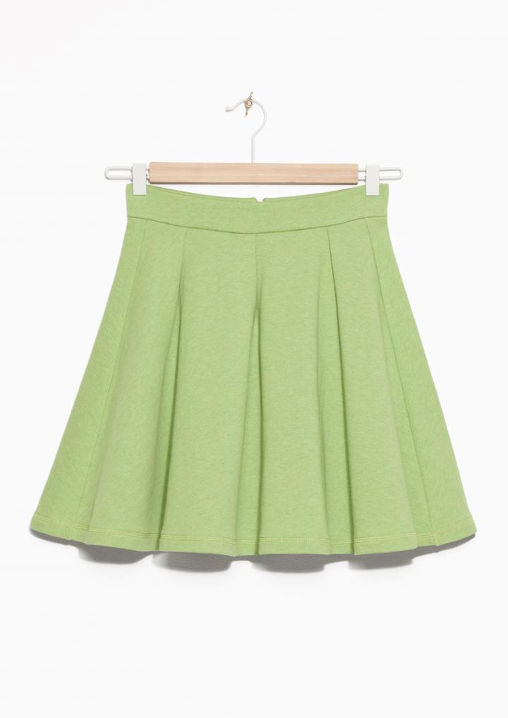 Other Stories Flared Jersey Skirt