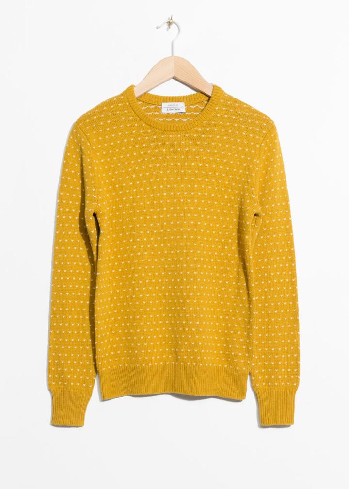 Other Stories After Ski Wool Sweater - Yellow