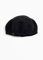 Other Stories Wool Beret - Black