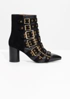 Other Stories Multi Buckle Ankle Boots