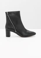 Other Stories Curved Zipper Boots