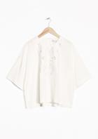 Other Stories Cut-out Embroidery Blouse