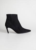 Other Stories Curve Stiletto Ankle Boots - Black