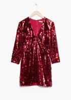 Other Stories Ruby Sequin Dress