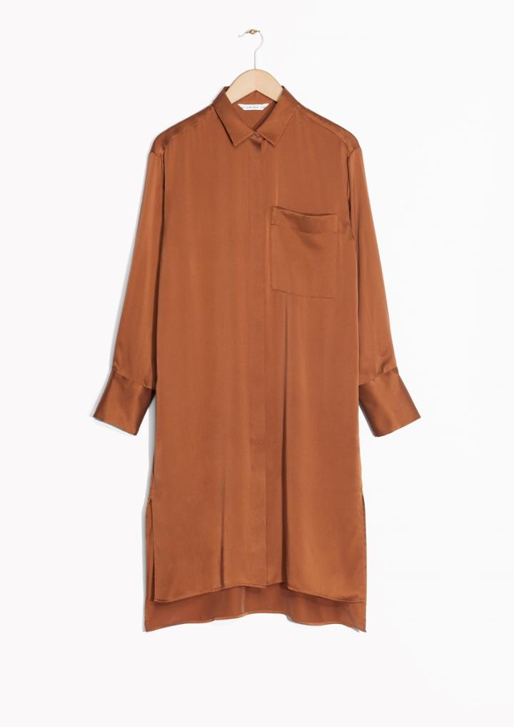 Other Stories Zana Bayne Satin Dress