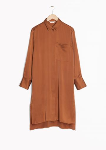 Other Stories Zana Bayne Satin Dress