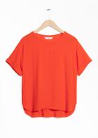 Other Stories Boxy Fit Top - Orange