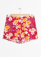 Other Stories High Waisted Shorts - Red
