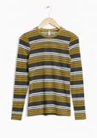 Other Stories Striped Long Sleeved Top