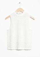 Other Stories Crochet Top - White
