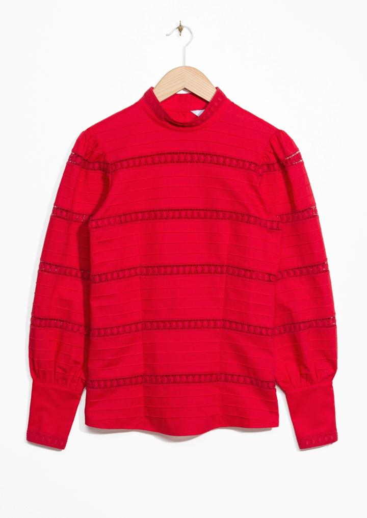 Other Stories Open-work Blouse