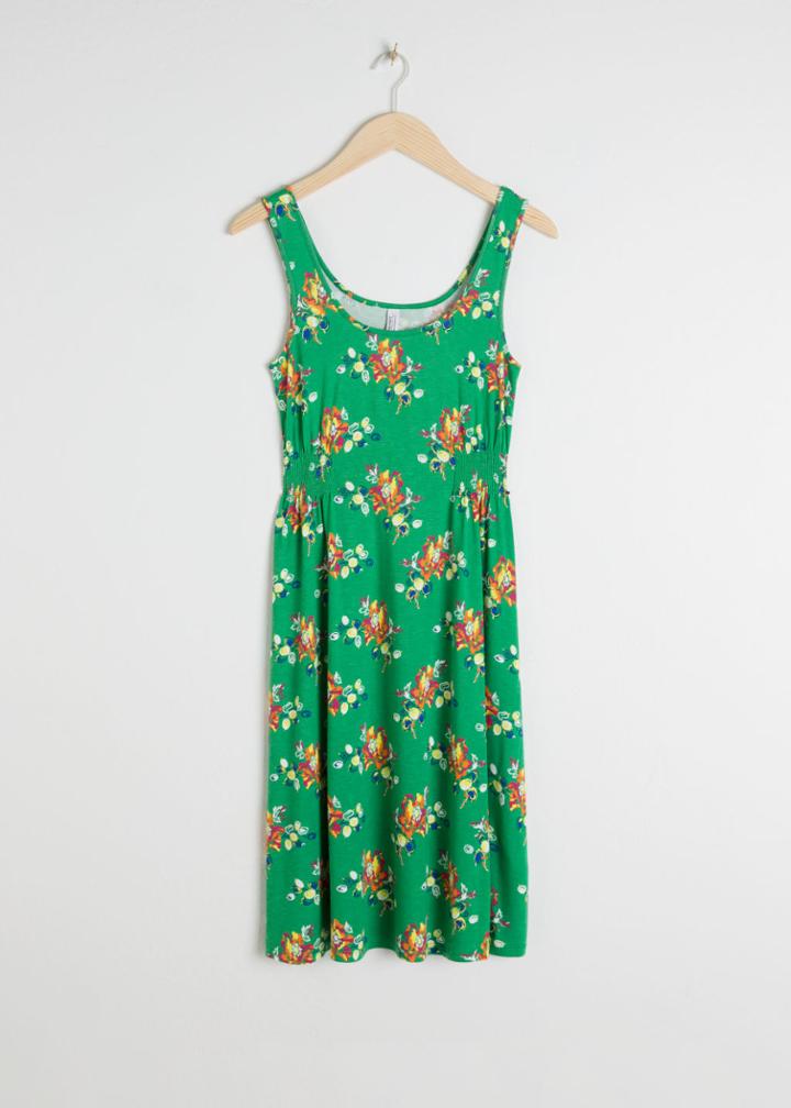 Other Stories Printed Summer Dress - Green