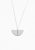 Other Stories Half Moon Pendant Necklace