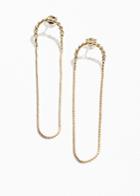 Other Stories Loop Chain Earrings - Gold
