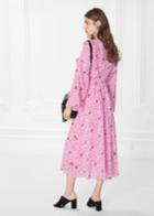 Other Stories Print Dress - Pink