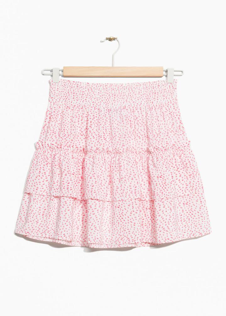 Other Stories Frill Skirt - White
