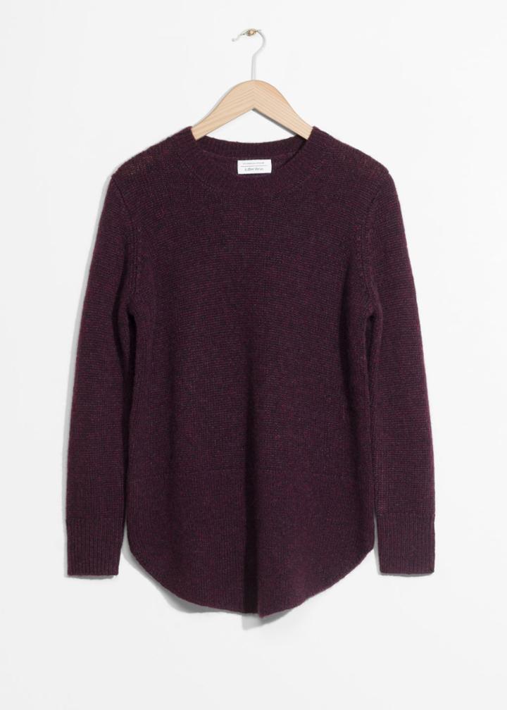 Other Stories Alpaca-blend Sweater - Red