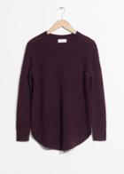 Other Stories Alpaca-blend Sweater - Red