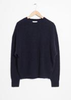 Other Stories Wool Blend Sweater - Blue