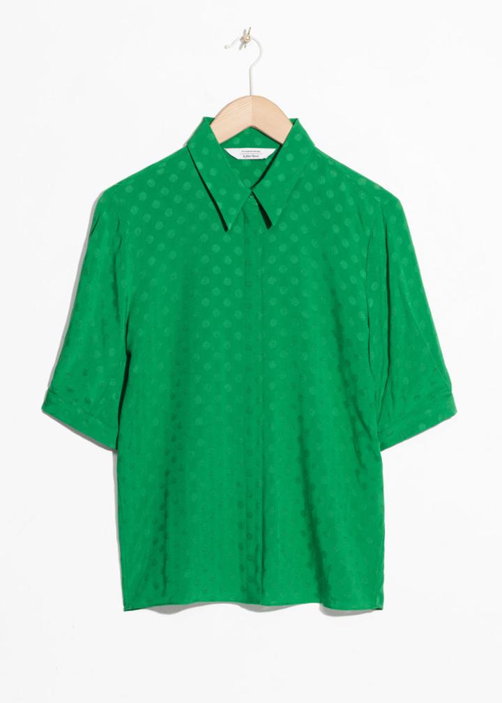 Other Stories Relaxed Fit Blouse - Green