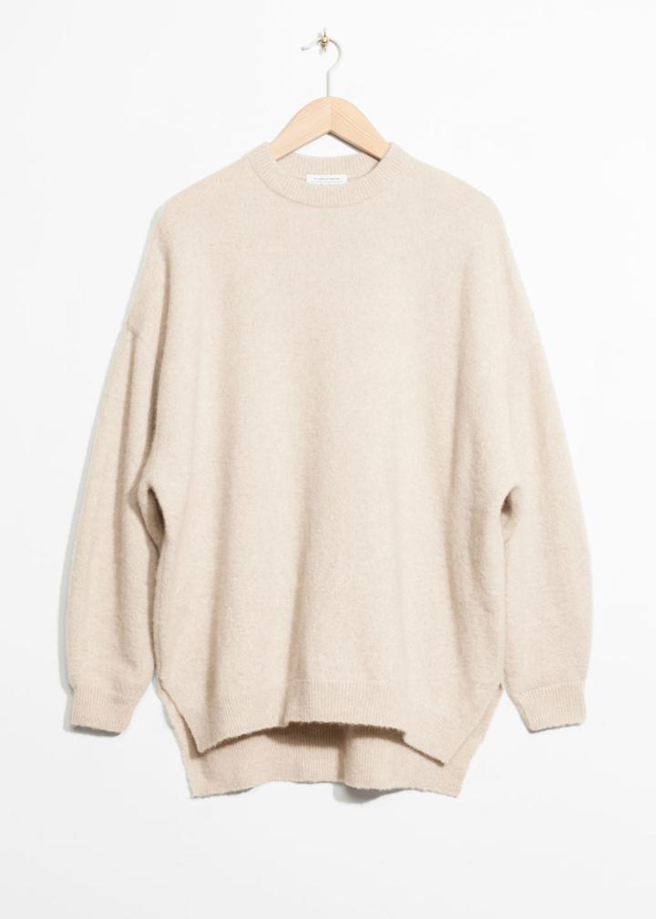 Other Stories Wool Sweater - Beige