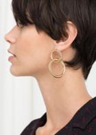 Other Stories Snake Chain Hanging Earrings - Gold
