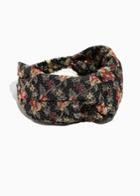 Other Stories Floral Brocade Hairband - Red