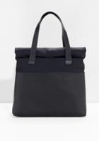 Other Stories Scuba Leather Tote