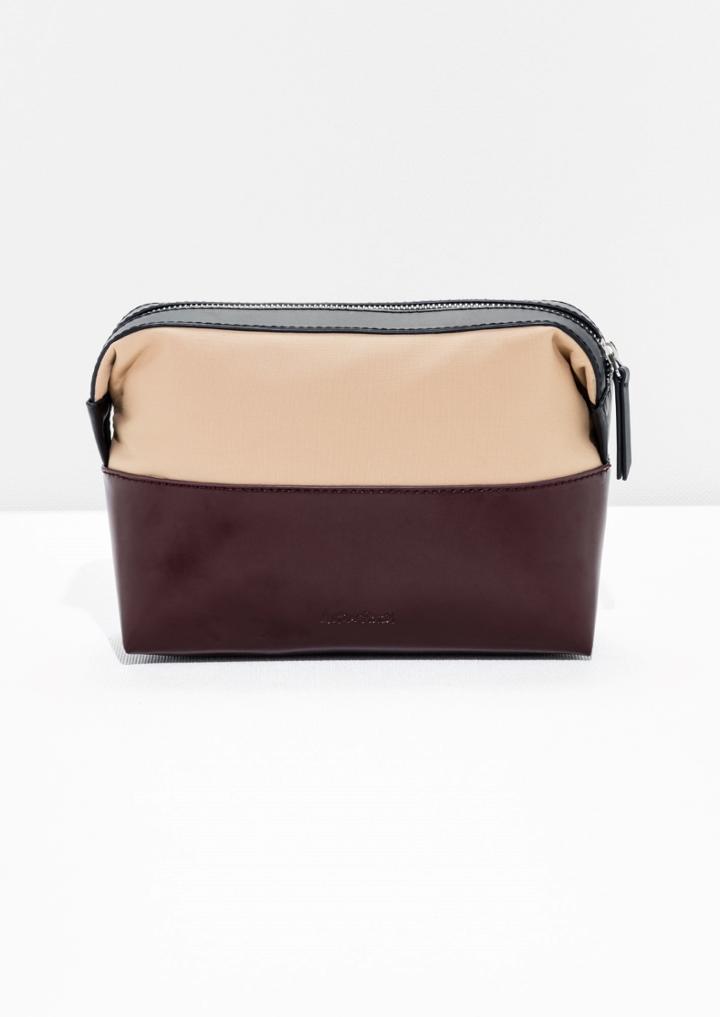 Other Stories Scuba Leather Pouch