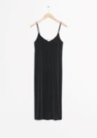 Other Stories Cami Strap Cupro Dress