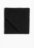 Other Stories Ribbed Cashmere Scarf - Black
