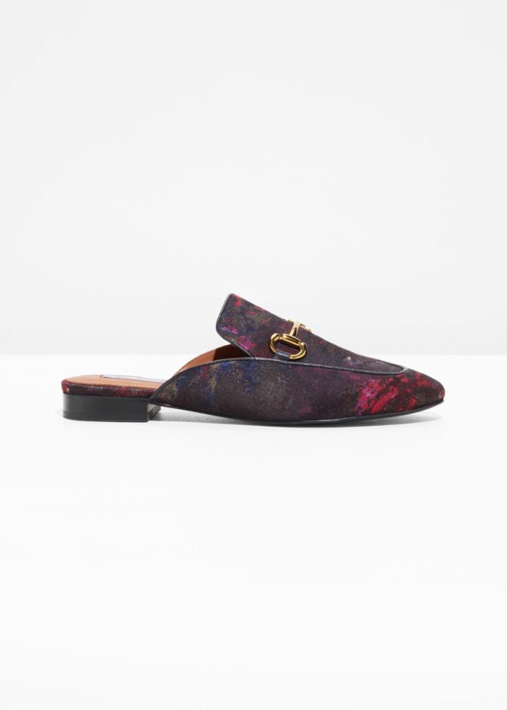 Other Stories Loafer Slides - Red